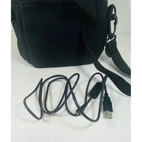 Case Logic Small Camera Camcorder Bag 8”x6”x4”Handle Strap Padded Black Gray EUC - Picture 7 of 7